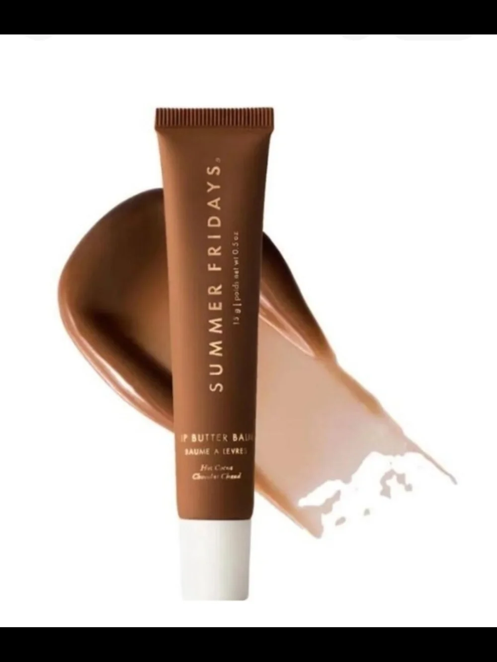 Summer Fridays Lip Butter Balm - Hot Cocoa (Brown) New Unused ✨ FREE GIFT ✨